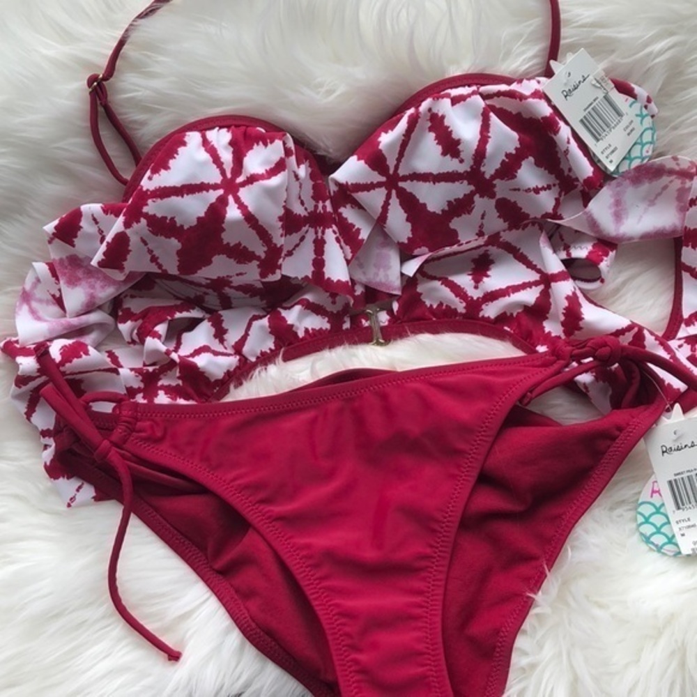 NWT Raisins Bikini 👙 Top Bottom Size M